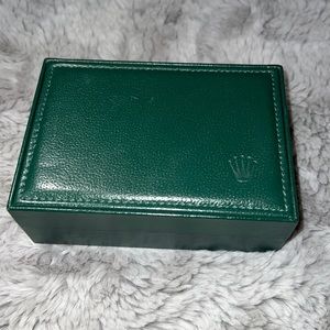 Rolex Green Box Case With Puff and Wrap